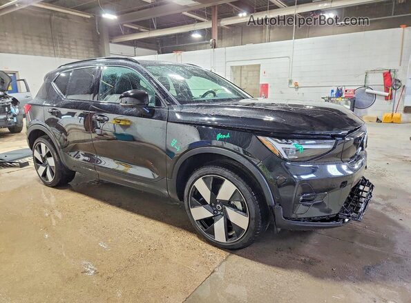 YV4ED3UM7P2096830 2023 VOLVO XC40 Black წინა მარჯვენა