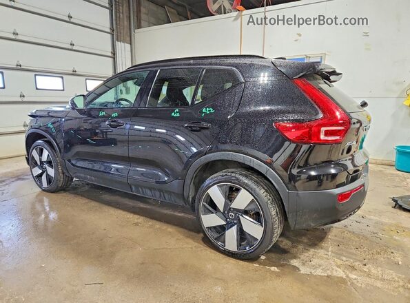 YV4ED3UM7P2096830 2023 VOLVO XC40 Black უკანა მარცხენა