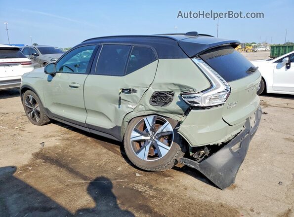 YV4ED3UR0M2544834 2021 VOLVO XC40 Green Tył lewy
