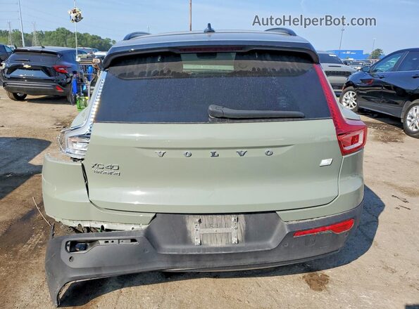 YV4ED3UR0M2544834 2021 VOLVO XC40 Green Widok z tyłu