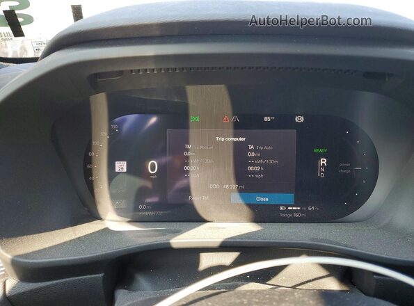 YV4ED3UR0M2544834 2021 VOLVO XC40 Green Widok zestawu wskaźników