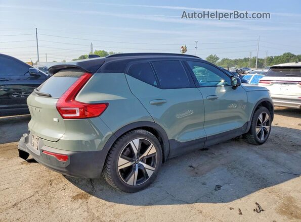YV4ED3UR0M2544834 2021 VOLVO XC40 Green Tył prawy