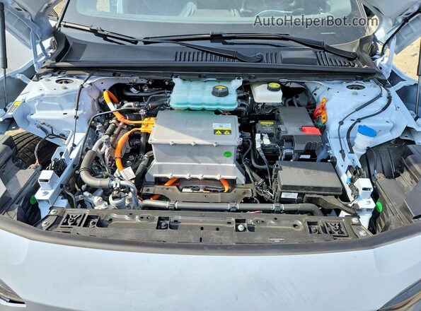 YV4EK3ZK5SS153015 2025 VOLVO EX30 Blue Vista del compartimento del motor