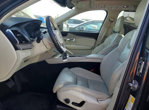 YV4H600L1N1843943 2022 VOLVO XC90 Gray Vista interior delantera