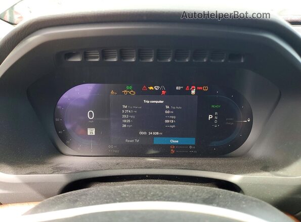 YV4H60CE3R1249809 2024 VOLVO XC90 Black Widok zestawu wskaźników