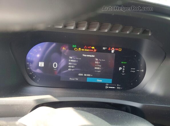 YV4H60CF4R1217542 2024 VOLVO XC90 Gray Вид щитка приладів