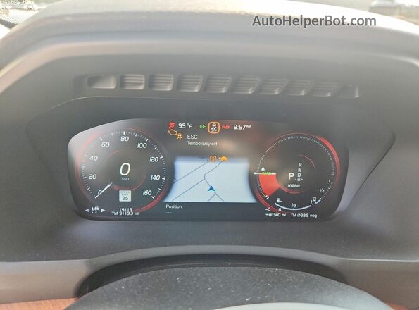 YV4H60CZ0N1849314 2022 VOLVO XC90 Черный Вид щитка приборов