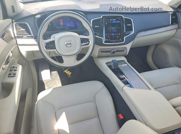 YV4H60LE9R1191138 2024 VOLVO XC90 White Widok deski rozdzielczej