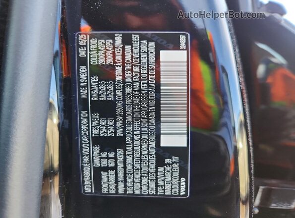 YV4H60PM1T1437267 2026 VOLVO XC90 Black Vista interior de 360 grados