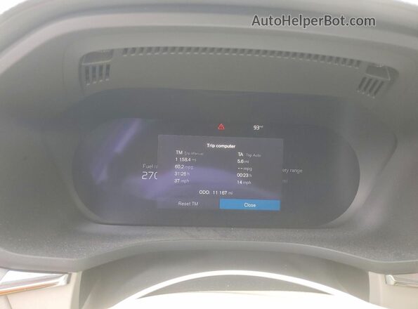 YV4H60RM7S1032560 2025 VOLVO XC60 Blue Vista del cuadro de instrumentos