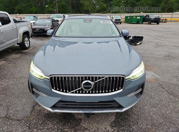 YV4L12DL9N1966372 2022 VOLVO XC60 Blue Вид спереду