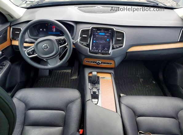 YV4L12PE0R1162867 2024 VOLVO XC90 Black Առջևի վահանակի տեսք