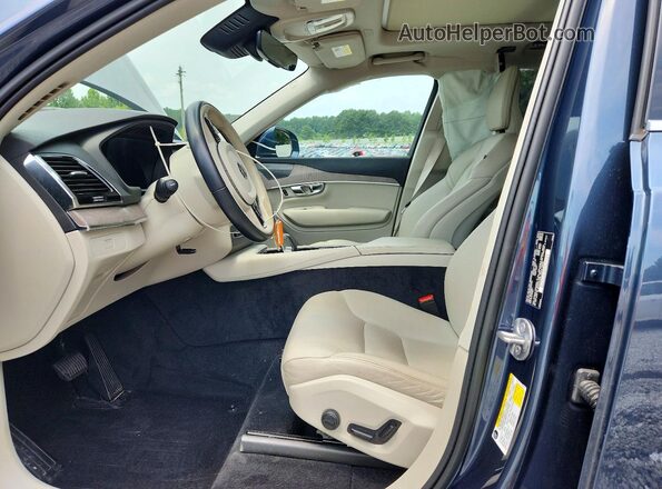 YV4L12PN3P1959126 2023 VOLVO XC90 Blue Widok wnętrza z przodu