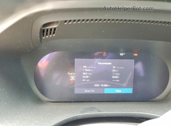 YV4L12RK3N1951902 2022 VOLVO XC60 Белый Вид щитка приборов