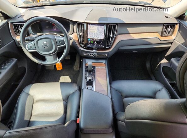 YV4L12RKXN1018384 2022 VOLVO XC60 Blue Widok deski rozdzielczej