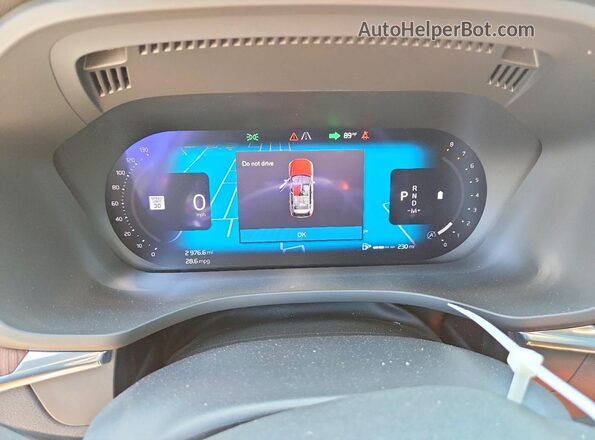 YV4L12RL0R1836933 2024 VOLVO XC60 Синий Вид щитка приборов