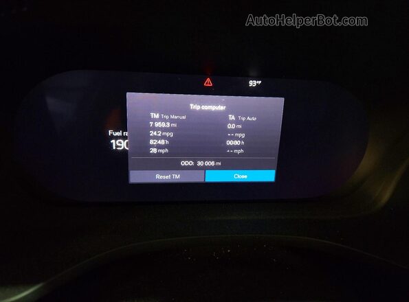 YV4L12RL2R1822306 2024 VOLVO XC60 Black Вид щитка приладів
