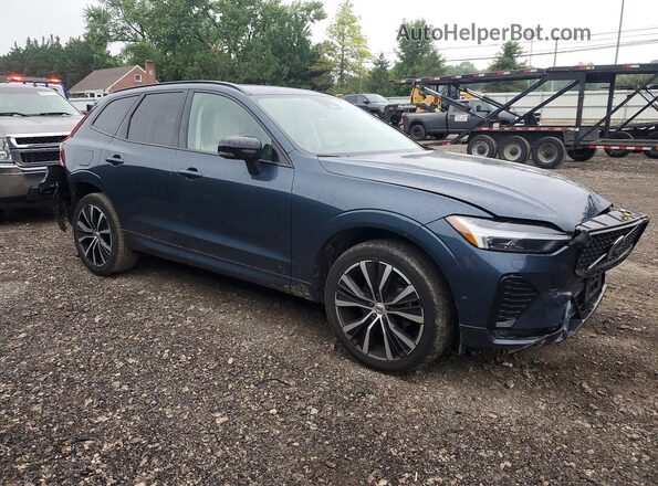 YV4L12RM7R1722968 2024 VOLVO XC60 Синий Передняя правая четверть