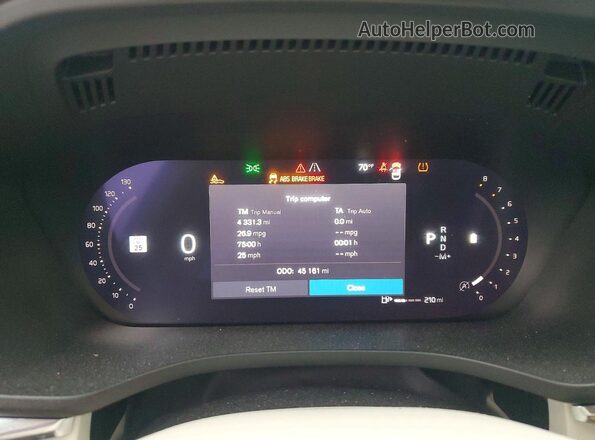 YV4L12RM7R1722968 2024 VOLVO XC60 Синий Вид щитка приборов