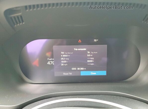 YV4L12RW6P1206387 2023 VOLVO XC60 Silver ხელსაწყოთა პანელის ხედი