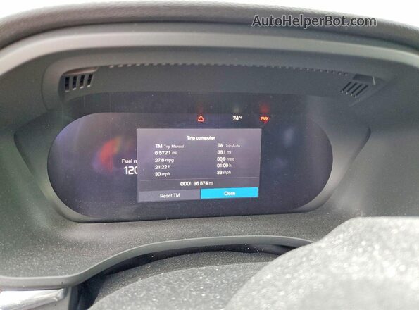 YV4L12RW7P1388990 2023 VOLVO XC60 Blue Սարքավորումների վահանակի տեսք