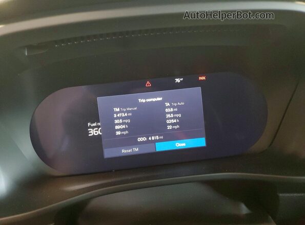 YV4L12UC8T2785805 2026 VOLVO XC40 Белый Вид щитка приборов