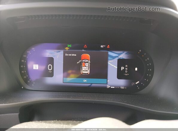 YV4L12UL7R2292089 2024 VOLVO XC40 Gray Widok tylnych siedzeń