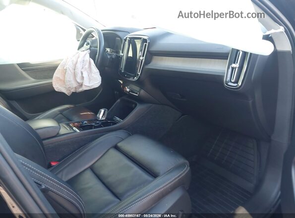 YV4L12UN0P2938975 2023 VOLVO XC40 Black Вид салону спереду