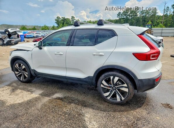 YV4L12UN6P2954629 2023 VOLVO XC40 White უკანა მარცხენა