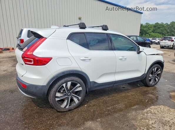 YV4L12UN6P2954629 2023 VOLVO XC40 White უკანა მარჯვენა