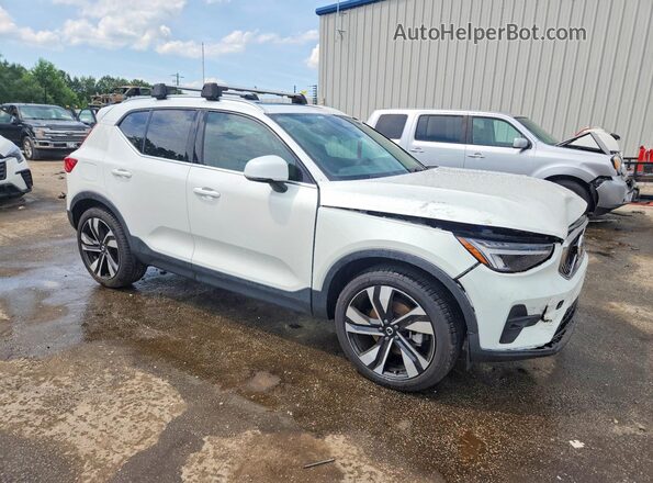 YV4L12UN6P2954629 2023 VOLVO XC40 White წინა მარჯვენა