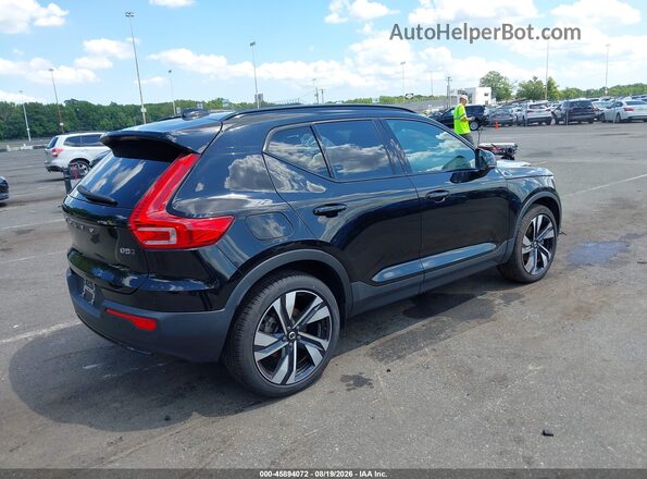 YV4L12UW3P2110797 2023 VOLVO XC40 Черный Задняя правая четверть