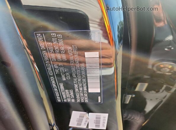 YV4M12RC7S1088465 2025 VOLVO XC60 Черный Вид наклейки с VIN-кодом
