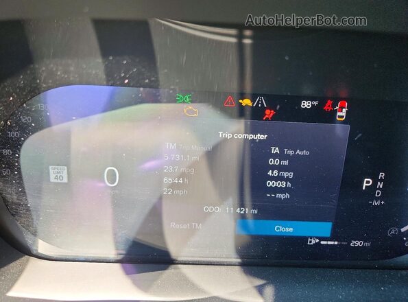 YV4M12RC7S1088465 2025 VOLVO XC60 Черный Вид щитка приборов