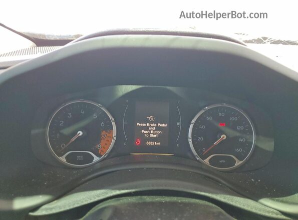 ZACCJAAB1HPE45109 2017 JEEP RENEGADE White Widok zestawu wskaźników