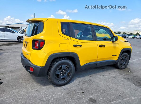 ZACCJAAB2HPE67748 2017 JEEP RENEGADE Желтый Задняя правая четверть