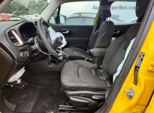 ZACCJAAB2HPE67748 2017 JEEP RENEGADE Желтый Вид щитка приборов