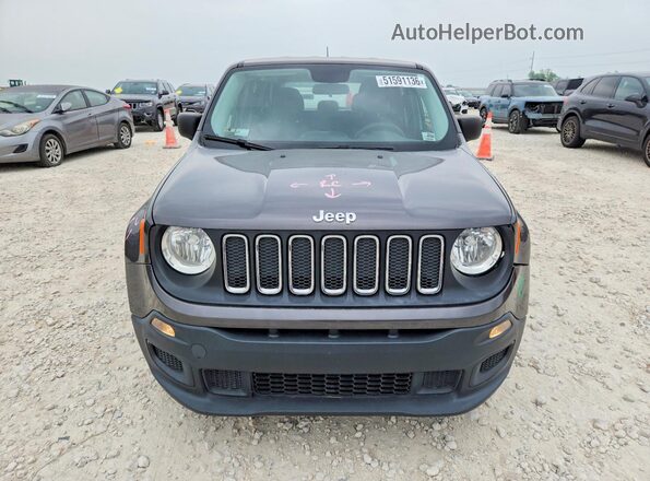 ZACCJAAB2HPF48815 2017 JEEP RENEGADE Gray წინა ხედი