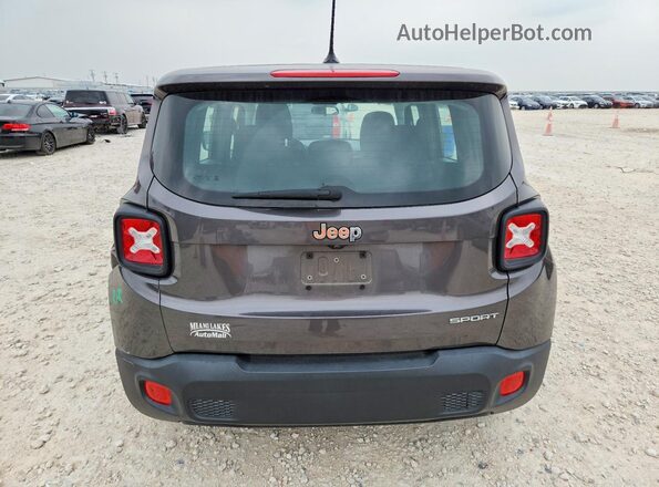 ZACCJAAB2HPF48815 2017 JEEP RENEGADE Gray უკანა ხედი