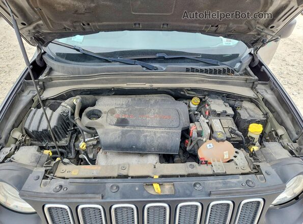 ZACCJAAB2HPF48815 2017 JEEP RENEGADE Gray უკანა სალონის ხედი