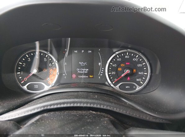ZACCJAAB5HPE82244 2017 JEEP RENEGADE Red უკანა სავარძლების ხედი
