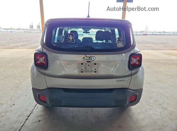 ZACCJAAB6HPF01741 2017 JEEP RENEGADE Silver Widok z tyłu