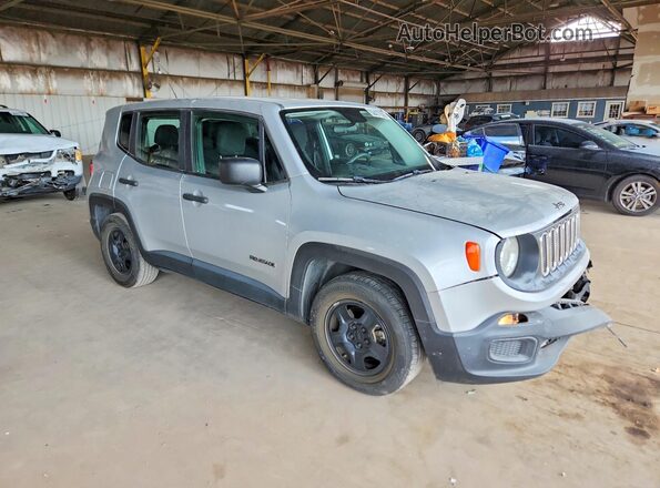 ZACCJAAB6HPF01741 2017 JEEP RENEGADE Silver Przód prawy