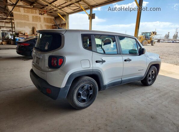 ZACCJAAB6HPF01741 2017 JEEP RENEGADE Silver Tył prawy