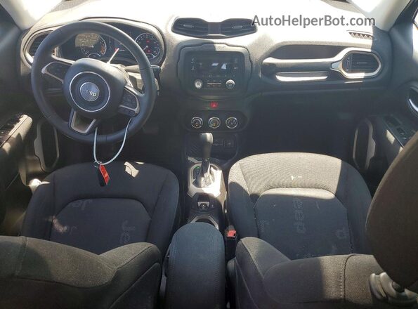 ZACCJAAB6HPF43200 2017 JEEP RENEGADE Black Widok deski rozdzielczej
