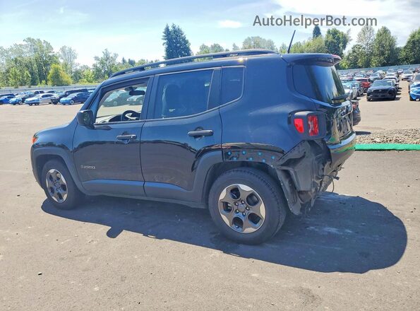 ZACCJAAB6HPF43200 2017 JEEP RENEGADE Black Tył lewy