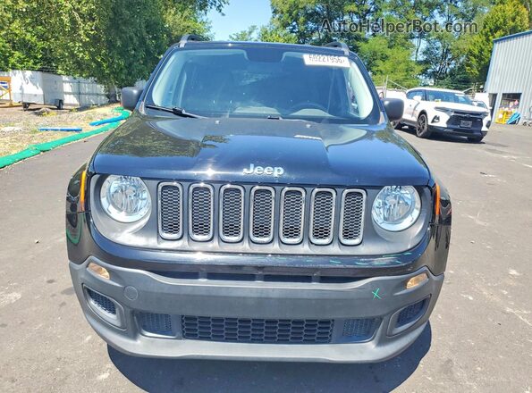 ZACCJAAB6HPF43200 2017 JEEP RENEGADE Black Widok z przodu