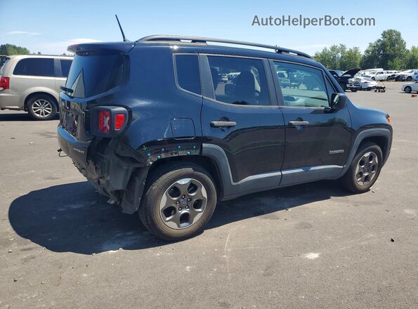 ZACCJAAB6HPF43200 2017 JEEP RENEGADE Black Tył prawy