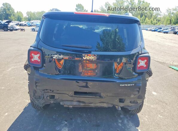 ZACCJAAB6HPF43200 2017 JEEP RENEGADE Black Widok z tyłu