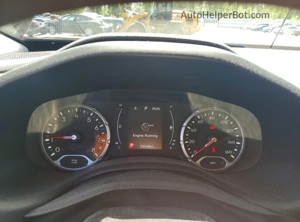 ZACCJAAB6HPF43200 2017 JEEP RENEGADE Black Widok zestawu wskaźników